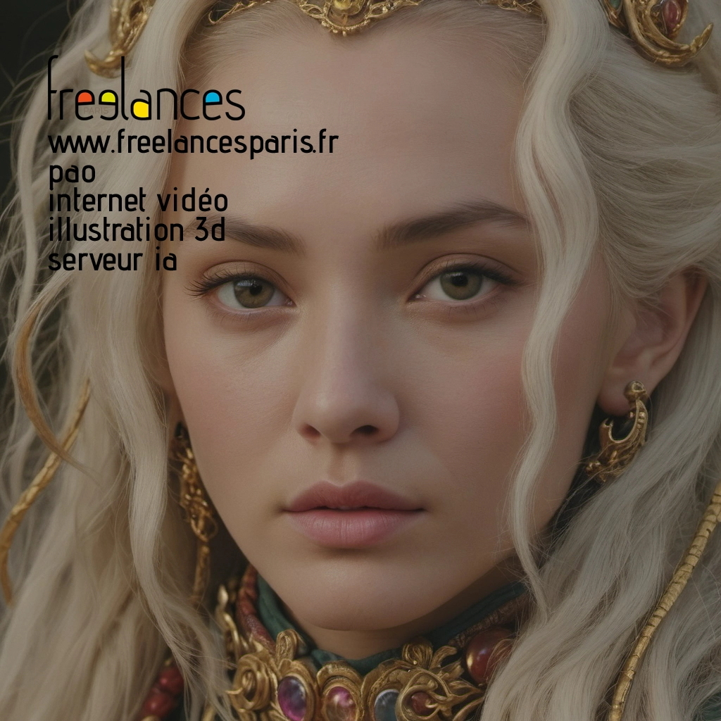 Pao mise en page internet vidéo illustration 3d serveur IA générative AI freelance paris studio de création magazines 8letnqs0